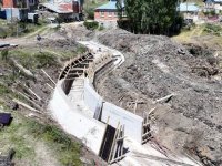 KÖYLERİN TAŞKIN KONTROL İNŞAATLARI DEVAM EDİYOR