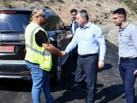 KENT ORMANI YOLUNDA ASFALT ÇALIŞMASI BAŞLADI