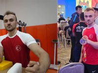 İDDİA UĞRUNA BAŞLADIĞI BİLEK GÜREŞİNDE DÜNYA ÜÇÜNCÜSÜ OLDU