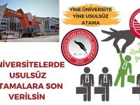 ÜNİPERSEN'DEN GÜMÜŞHANE ÜNİVERSİTESİ'NDEKİ ATAMALARA TEPKİ