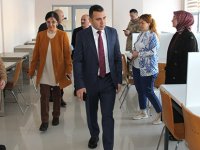 KAYMAKAM ALGIN'DAN SEMA DOĞAN SAĞLIK HİZMETLERİ MYO'YA ZİYARET