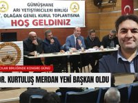 GÜMÜŞHANE ARICILARININ YENİ BAŞKANI DR. KURTULUŞ MERDAN OLDU