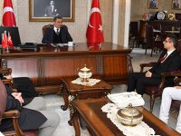 VALİ BARUŞ’A YEŞİLAY HAFTASI ZİYARETİ