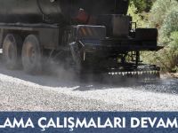 ASFALTLAMA ÇALIŞMALARI DEVAM EDİYOR