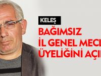 KELEŞ, ÜYELİĞİNİ AÇIKLADI