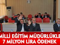 İLÇE MİLLİ EĞİTİM MÜDÜRLÜKLERİNE 7 MİLYON LİRA ÖDENEK