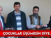 ÇOCUKLAR ÜŞÜMESİN DİYE ÖRDÜLER