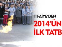 İTFAİYE'DEN TATBİKAT