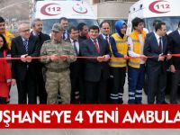 GÜMÜŞHANE'YE 4 YENİ AMBULANS