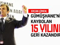 ÇİMEN: KAYBOLAN 15 YILI GERİ KAZANDIRACAĞIZ