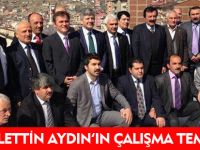 AYDIN'IN  YOĞUN ÇALIŞMA TEMPOSU