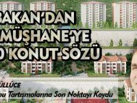 BAKAN'DAN GÜMÜŞHANE'YE 2500 KONUT SÖZÜ
