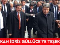 BAKAN İDRİS GÜLLÜCE'YE TEŞEKKÜR