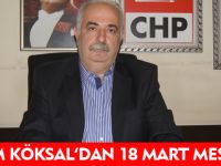 CEM KÖKSAL'DAN 18 MART MESAJI