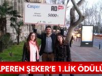 ALPEREN ŞEKER’DEN 1.LİK ÖDÜLÜ