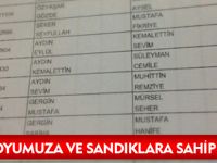 AYDIN  “OYUMUZA VE SANDIKLARA SAHİP ÇIKALIM”