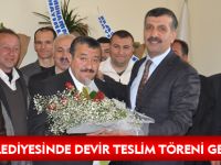 KELKİT BELEDİYESİNDE DEVİR TESLİM TÖRENİ GERÇEKLEŞTİ