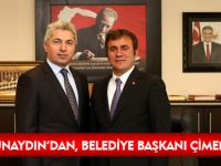 REKTÖR GÜNAYDIN’DAN, BELEDİYE BAŞKANI ÇİMEN'E ZİYARET