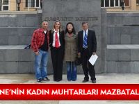 GÜMÜŞHANE’NİN KADIN MUHTARLARI MAZBATALARINI ALDI