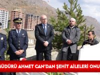 İL EMNİYET MÜDÜRÜ AHMET CAN ŞEHİT AİLELERİ ONURUNA YEMEK DÜZENLEDİ