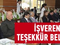 İŞVERENLERE TEŞEKKÜR BELGESİ