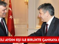 MİLLETVEKİLİ AYDIN EŞİ İLE BİRLİKTE ÇANKAYA KÖŞKÜNDE
