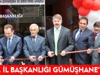 60.İL BAŞKANLIĞI GÜMÜŞHANE'DE