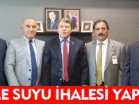 İÇME SUYU İHALESİ YAPILDI
