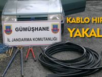 KABLO HIRSIZLARI YAKALANDI