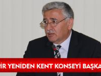 HASAN PİR YENİDEN KENT KONSEYİ BAŞKANI OLDU