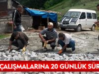 PARKE ÇALIŞMALARINA 20 GÜNLÜK SÜRE YETTİ