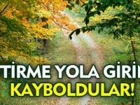KESTİRME YOLA GİRİNCE KAYBOLDULAR