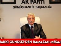 HAKKI GÜNDÜZ'ÜN RAMAZAN MESAJI