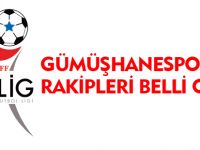 GÜMÜŞHANESPOR'UN RAKİPLERİ BELLİ OLDU