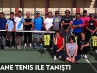 GÜMÜŞHANE TENİS İLE TANIŞTI