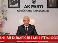 GÜNDÜZ: “DEMOKRASİ İÇİNDE HADDİNİ BİLDİRMEK BU MİLLETİN GÖREVİDİR”