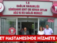 DEVLET HASTANESİNDE HİZMETE GİRDİ