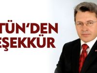 ÜSTÜN'DEN TEŞEKKÜR