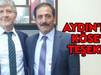 AYDIN'DAN KÖSE'YE TEŞEKKÜR