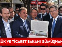 GÜMRÜK VE TİCARET BAKANI GÜMÜŞHANE'DE