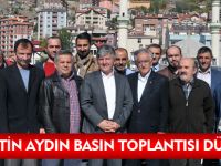 KEMALETTİN AYDIN BASIN TOPLANTISI DÜZENLEDİ