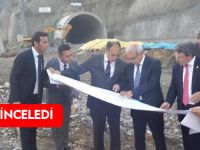 YENİ ZİGANA TÜNELİ PROJESİ VE ÇEVRE YOLU İNŞAATI ÇALIŞMALARINI YERİNDE İNCELEDİLER