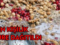 2 BİN KİŞİLİK AŞURE DAĞITILDI