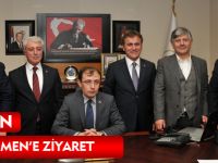 AK PARTİ GENEL BAŞKAN YARDIMCISI MUŞ'TAN BAŞKAN ÇİMEN'E ZİYARET