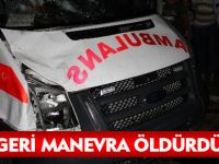 AMBULANSIN ALTINDA KALDI