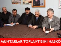 MİLLETVEKİLİ AYDIN 52. MUHTARLAR TOPLANTISINI HASKÖY'DE YAPTI