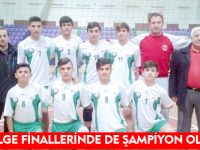 BÖLGE FİNALLERİNDE DE ŞAMPİYON OLDU