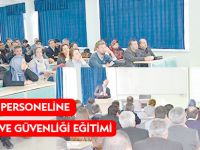 ÜNİVERSİTE PERSONELİNE İŞ SAĞLIĞI VE GÜVENLİĞİ EĞİTİMİ