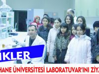 BİLİM VE SANAT MERKEZİ ÖĞRENCİLERİ GÜMÜŞHANE ÜNİVERSİTESİ MERKEZ LABORATUVARI’NDA