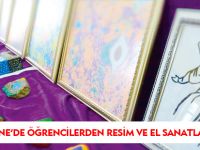 Gümüşhane'de öğrencilerden resim ve el sanatları sergisi